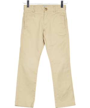 Coconut Beige Chino Style Trousers 6 Years