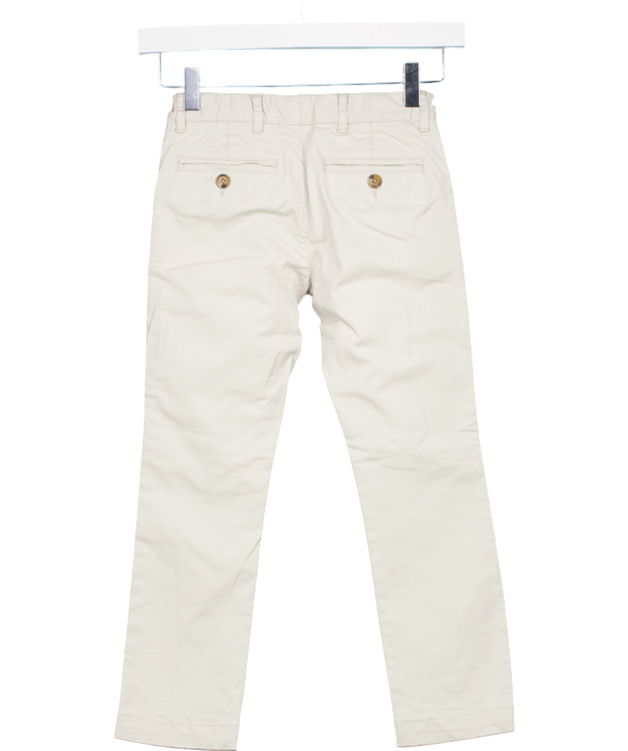 Coconut Cream Beige Chino Style Trousers 6 Years - Reliked