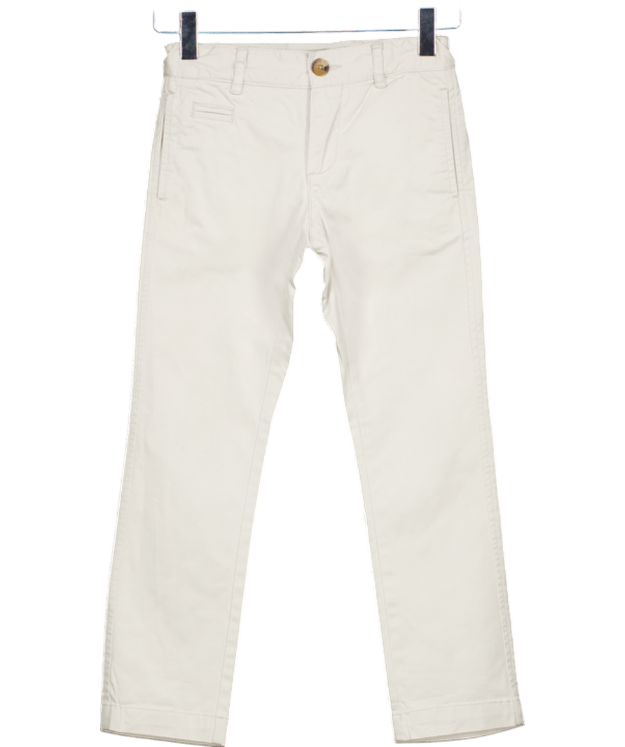 Coconut Cream Beige Chino Style Trousers 6 Years - Reliked