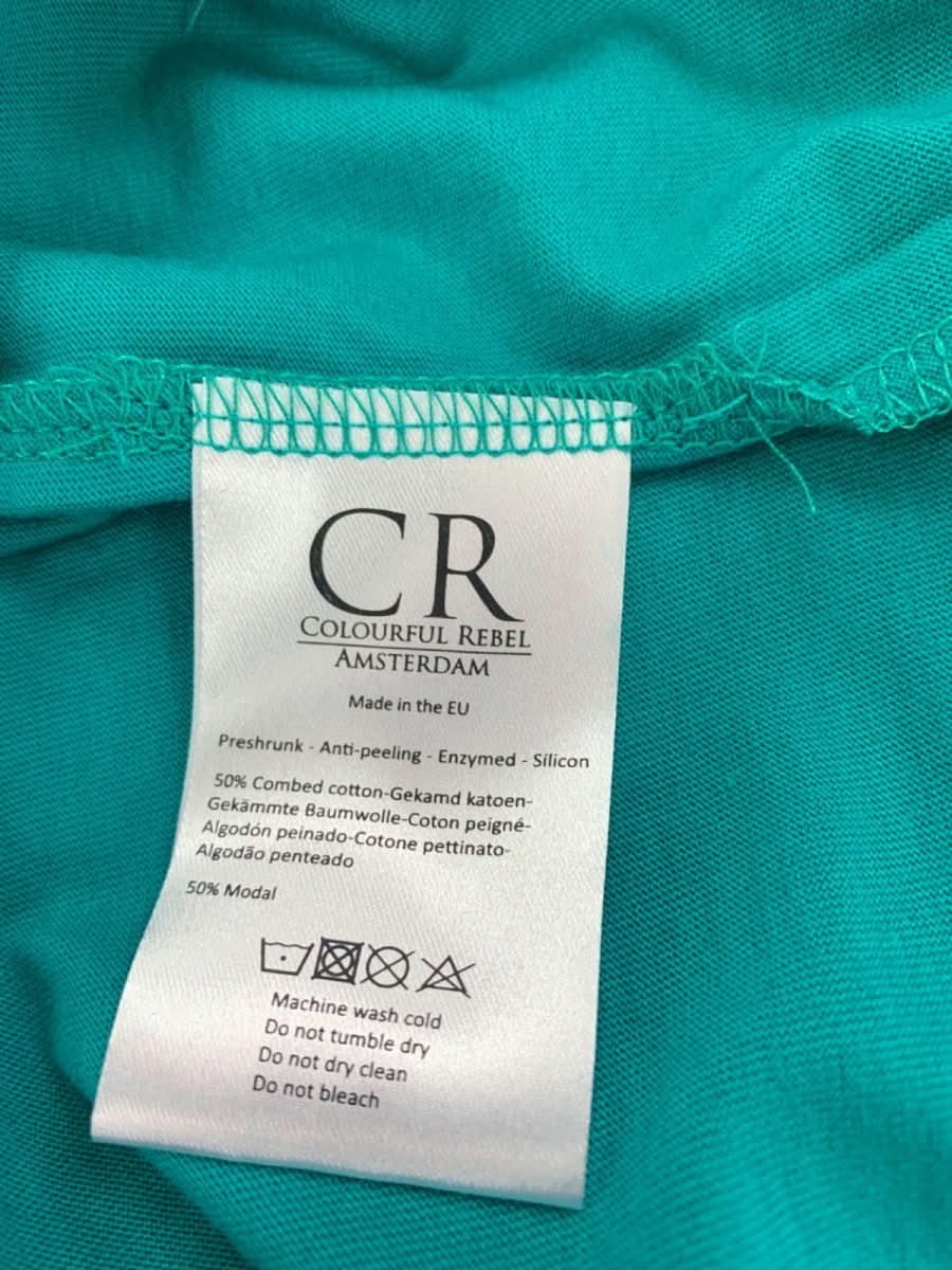 Colourful Rebel Blue/White Lucky Stars Loose Fit Shirt S - Reliked