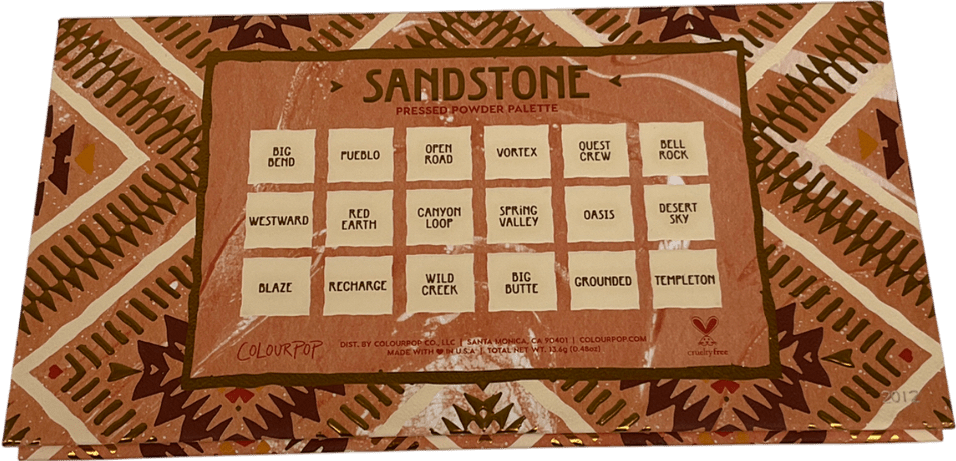 colourpop Sandstone Eyeshadow Palette Sandstone 13.6g - Reliked