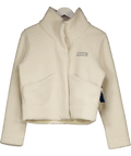 Columbia Cream Funnel Neck Panorama Borg Fleece Jacket UK M - Reliked