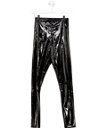 Commando Black Faux Patent Leather Leggings UK XS - Reliked