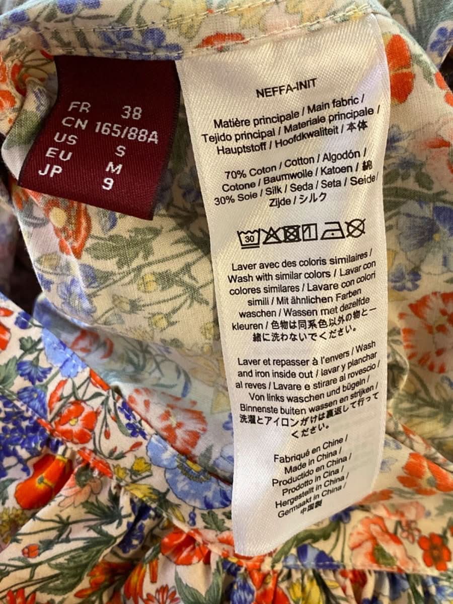 Comptoir Des Cotonniers Floral Prairie Gardenia Dress EU 38 UK 10 - Reliked