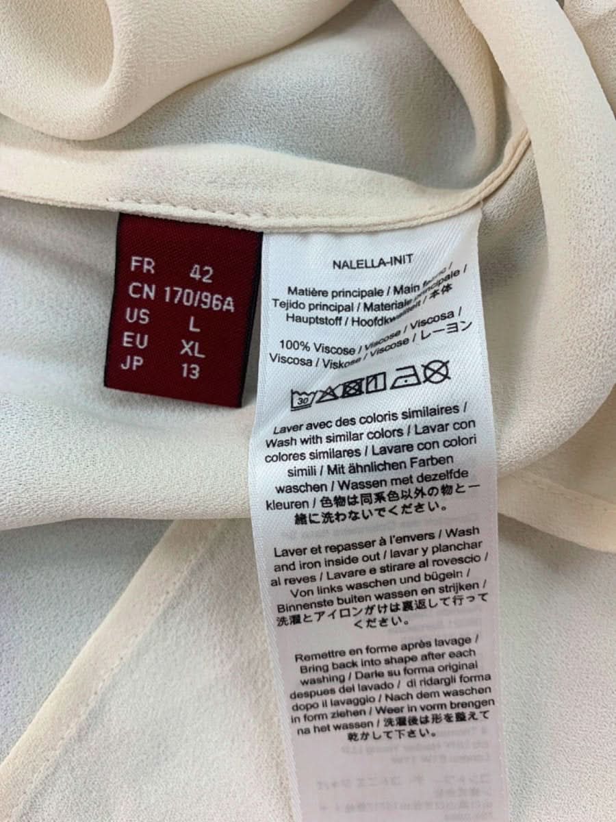 Comptoir des Cotonniers Gardenia Nalella Short Sleeve Blouse EU 42 UK 14 - Reliked