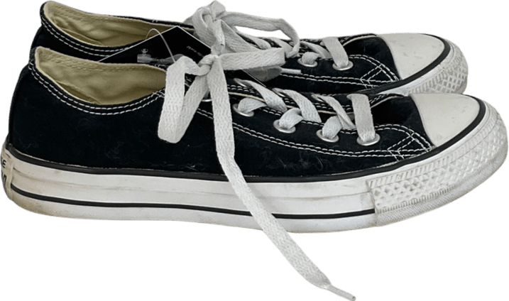 Converse Black Chuck Taylor All Star UK 4 EU 37 👠 - Reliked