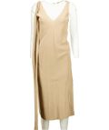 cos Beige The Silk Scarf Dress UK 6 - Reliked