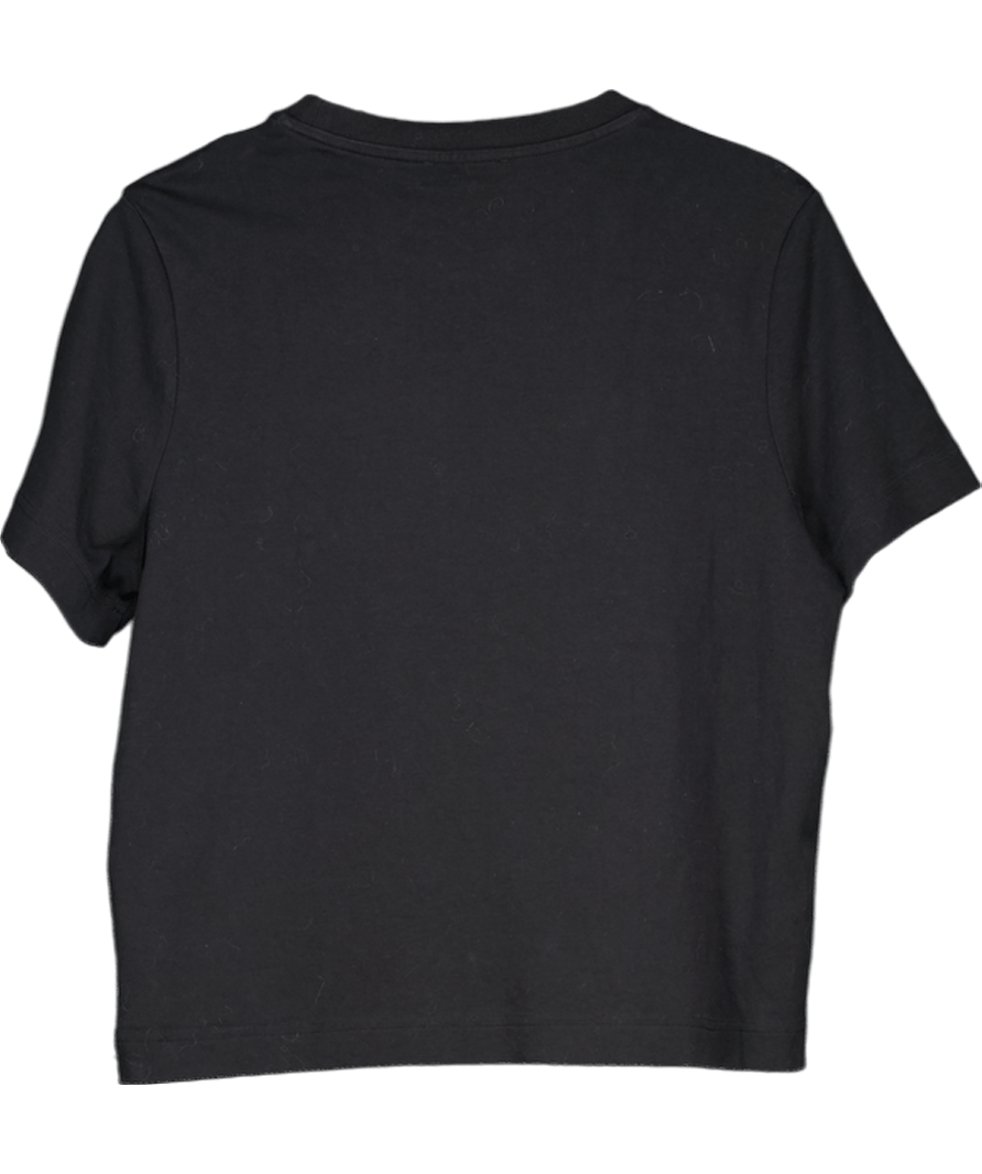 cos Black Clean Cut Regular T-shirt UK L - Reliked