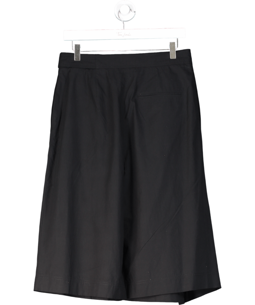 cos Black Cotton Wrap Front Culottes UK 12 - Reliked