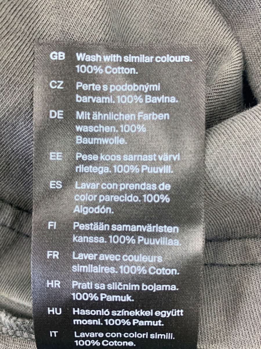 COS Grey Hand Dyed T-Shirt UK L - Reliked