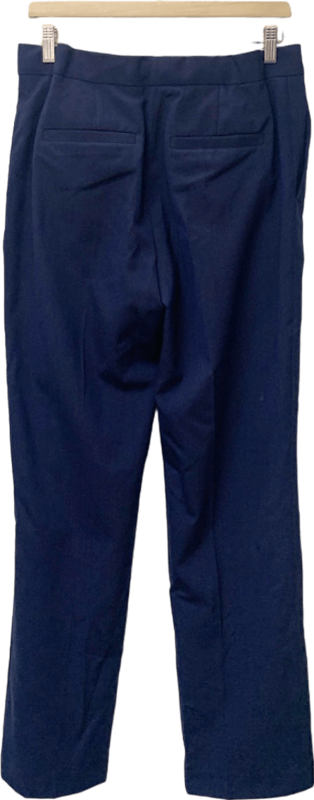 COS Navy Wool Trousers UK 14 - Reliked