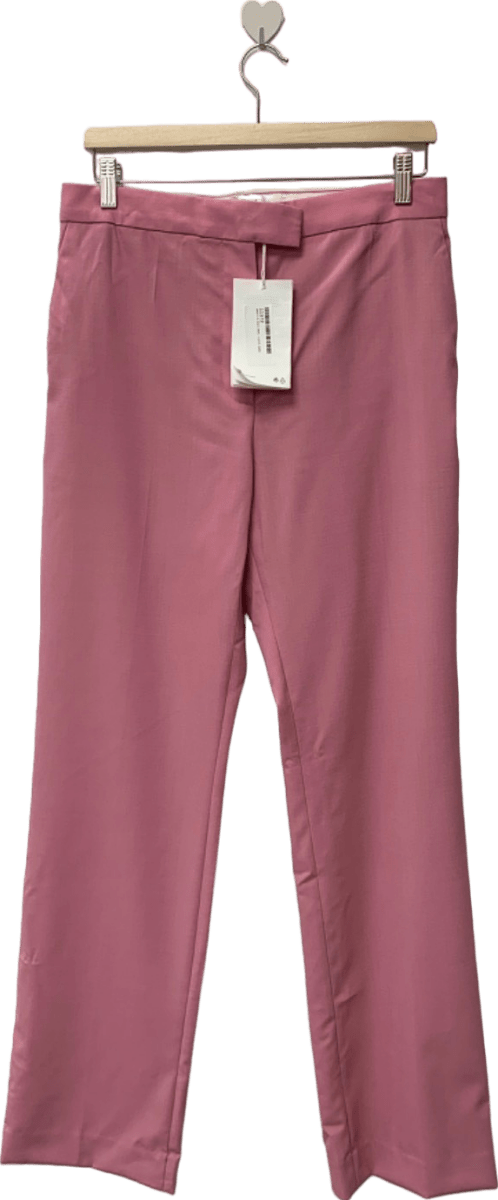 COS Pink Wool Trousers UK 14 - Reliked