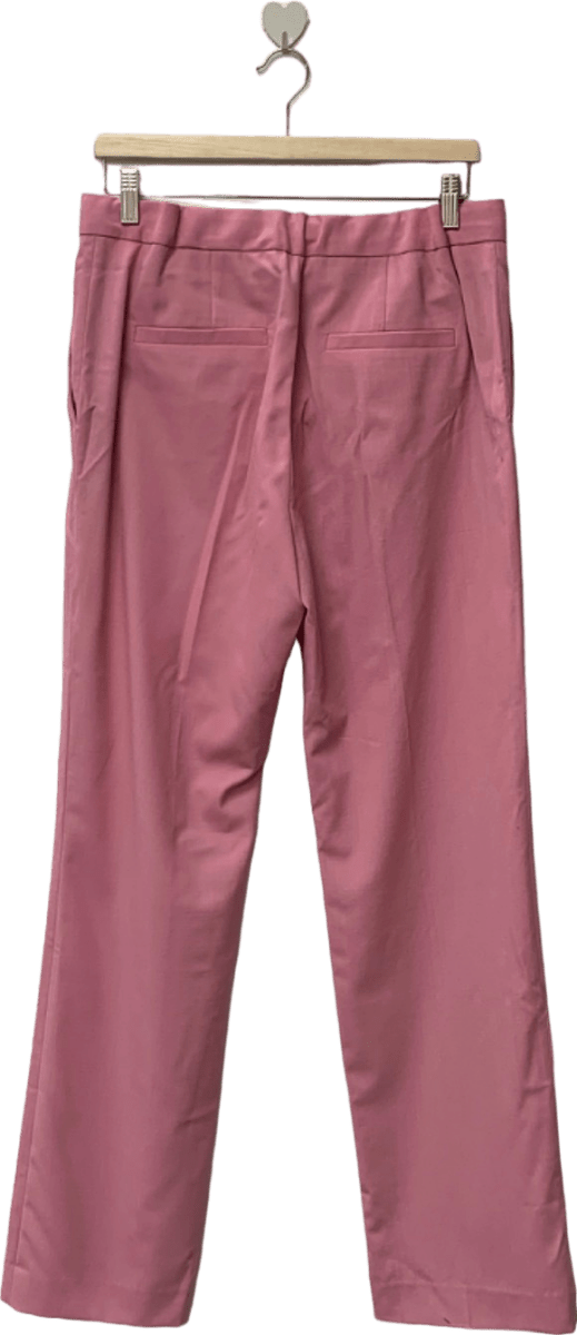 COS Pink Wool Trousers UK 14 - Reliked