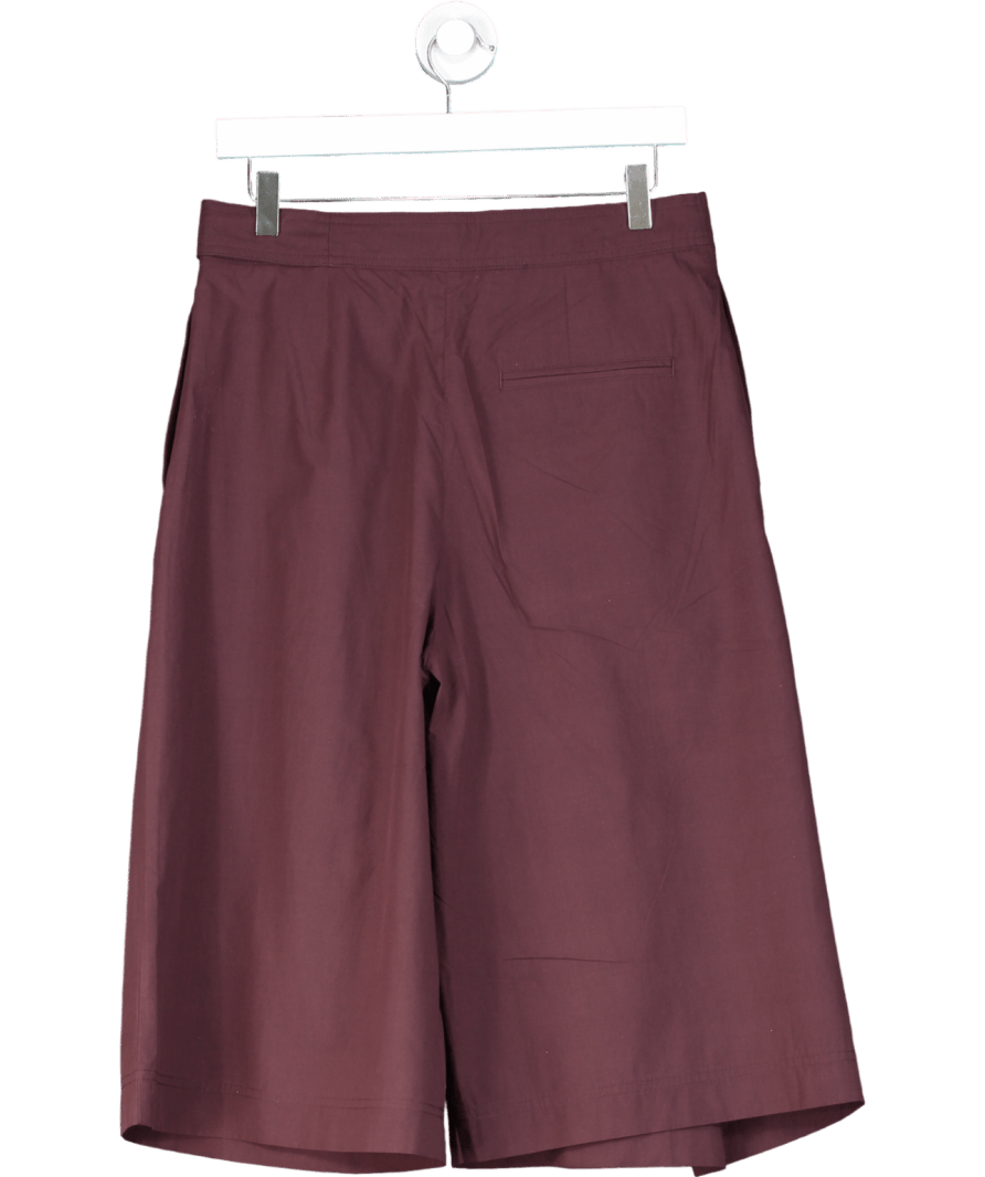 cos Red Cotton Wrap Front Culottes UK 12 - Reliked