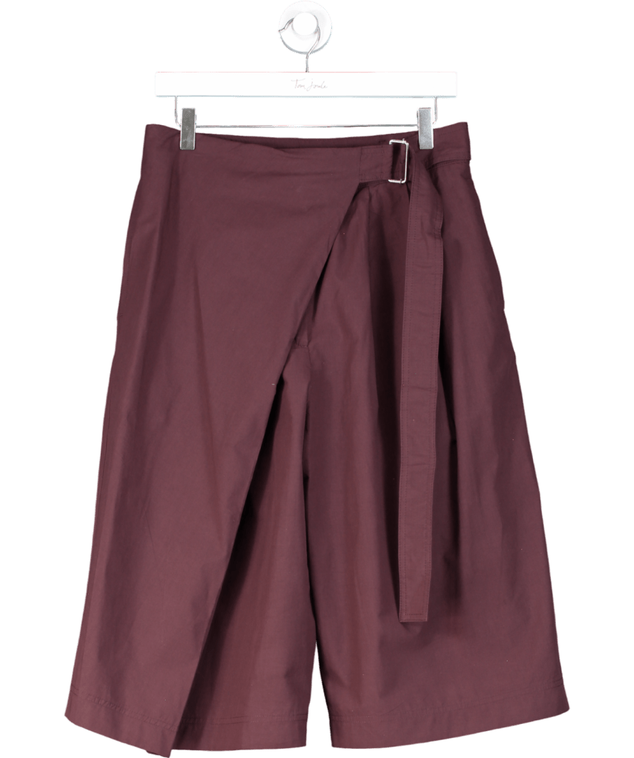 cos Red Cotton Wrap Front Culottes UK 12 - Reliked