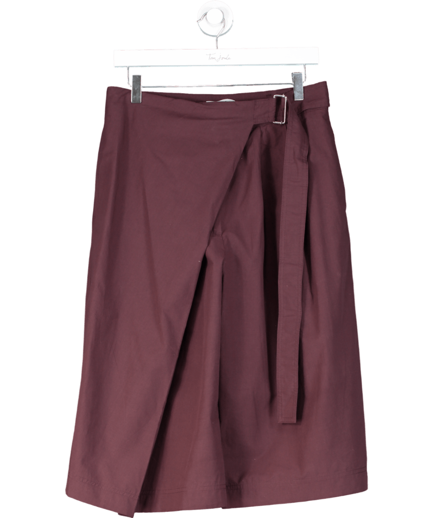 cos Red Cotton Wrap Front Culottes UK 12 - Reliked