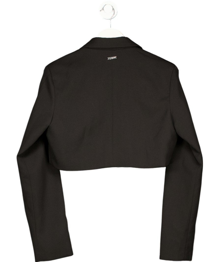 Couture Black Cropped Blazer UK 6 - Reliked