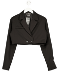 Couture Black Cropped Blazer UK 6 - Reliked