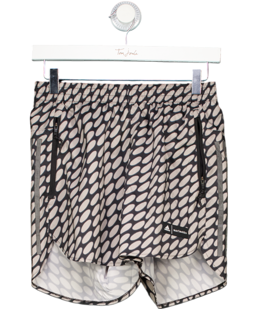 adidas Black X Marimekko Performance Gym Shorts UK S