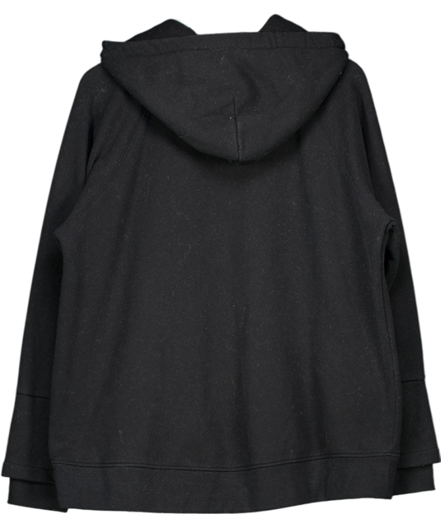 AllSaints Black Logo Lucia Hoodie UK L