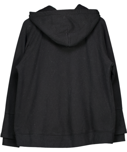 AllSaints Black Logo Lucia Hoodie UK L