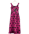 ELLIATT Holly A-line Gown In Pink & Black Floral UK S