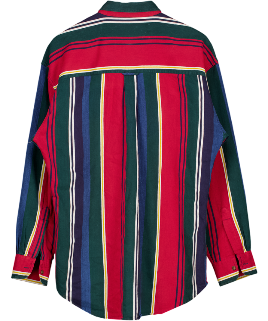 CHAPS Multicoloured Vintage Striped Shirt UK M