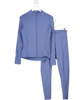 USA PRO 2-piece Blue Zip Top And Leggings Set UK 12