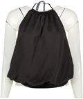 White Fox Black What Was I Thinking Halter Top UK S