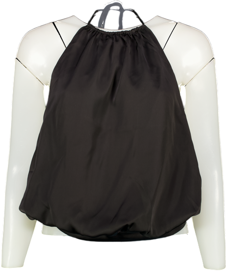 White Fox Black What Was I Thinking Halter Top UK S