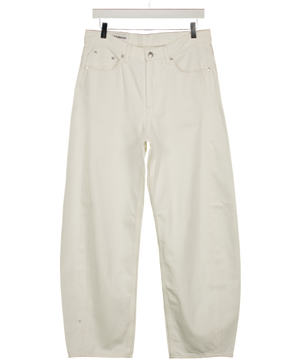 ARKET White Bloom Barrel Leg Jeans W30
