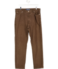Abercrombie & Fitch Brown Rigid Denim Loose Jean W34