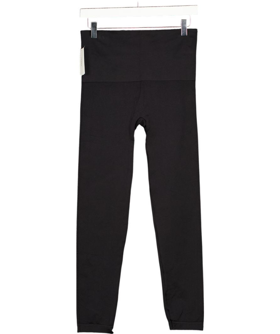 SPANX Black Spanx Look At Me Now Seamless Shaping Leggings UK L