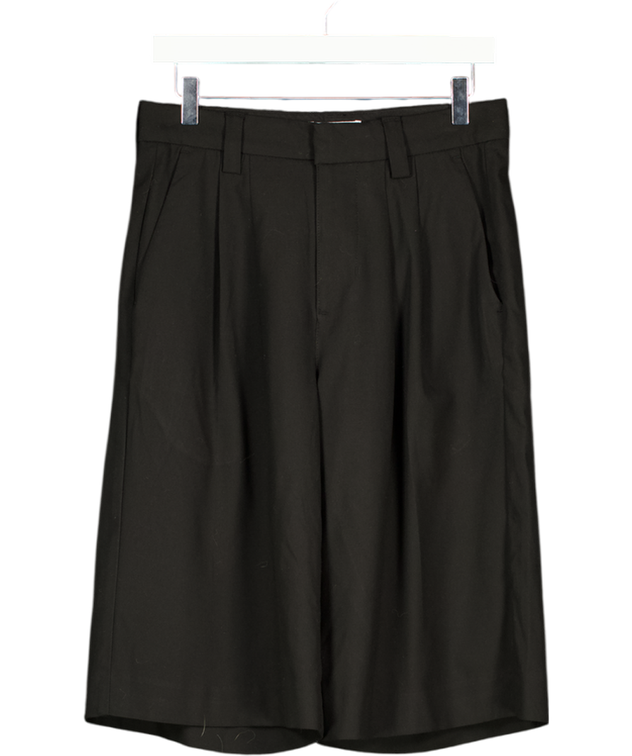 JADED LONDON Black Pleated Tailored Shorts W28