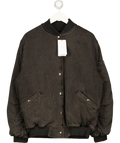 IRO Grey Ilaro Oversize  Bomber Padded Jacket UK 8