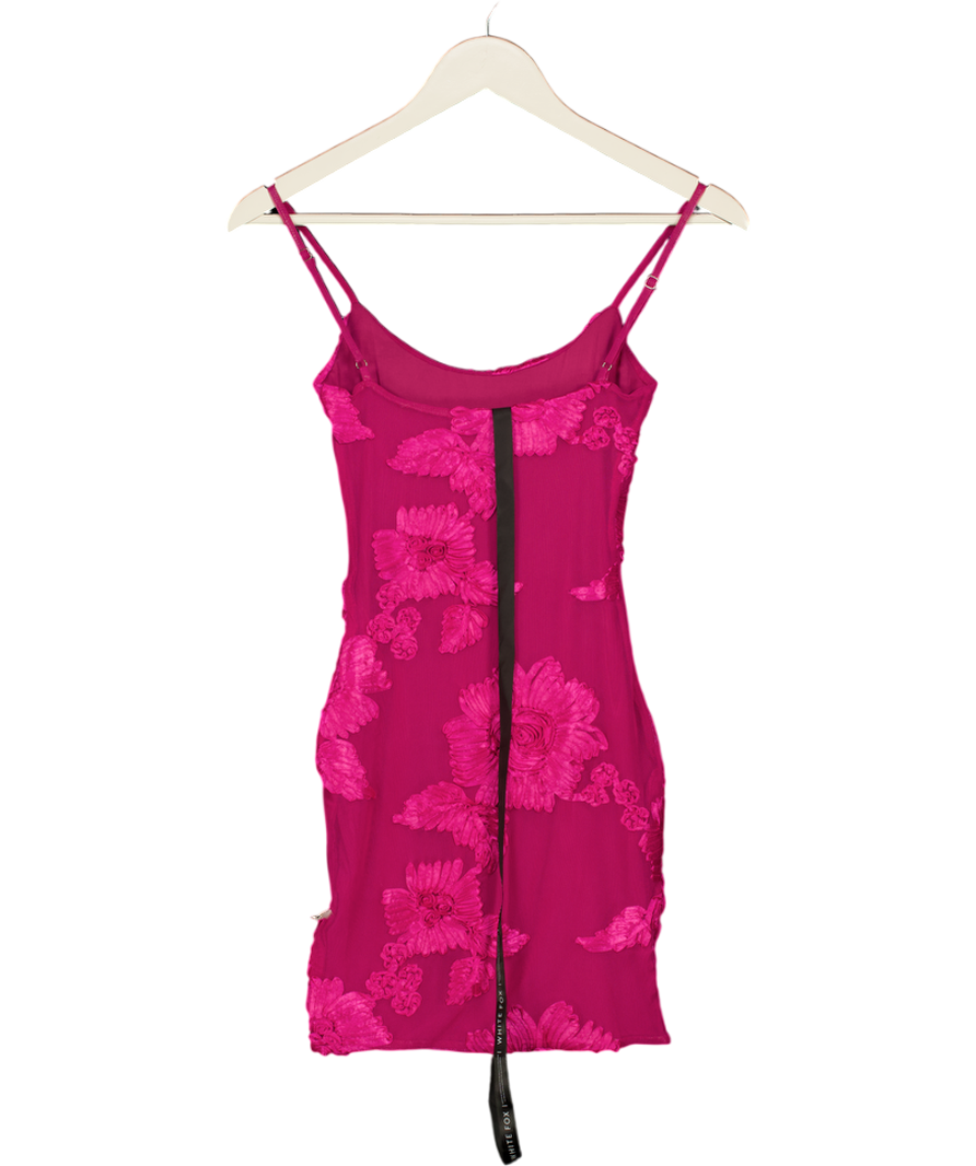 White Fox Pink Mini Dress UK XXS