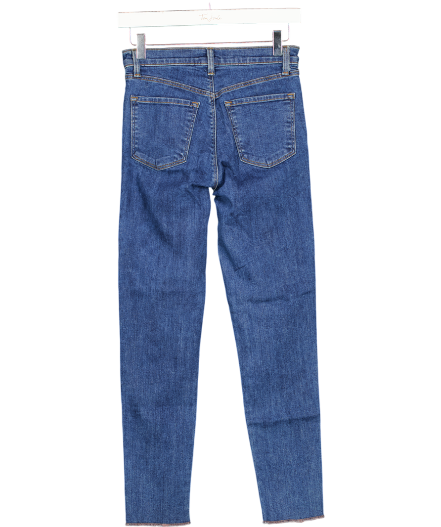 J BRAND Blue Alana High Rise Crop Skinny Jeans W26