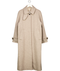 ARKET Mole Beige Oversized Wool Coat UK 10