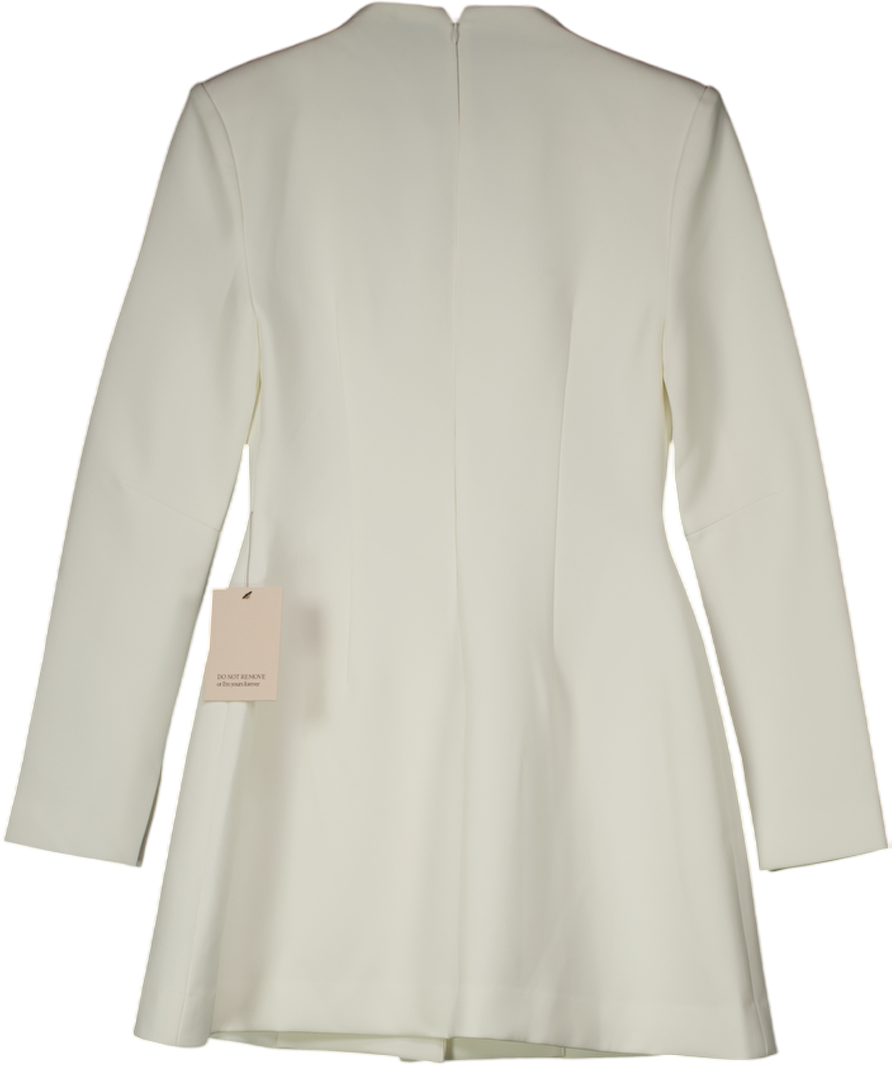 ODDMUSE Button Down Dress   White UK S