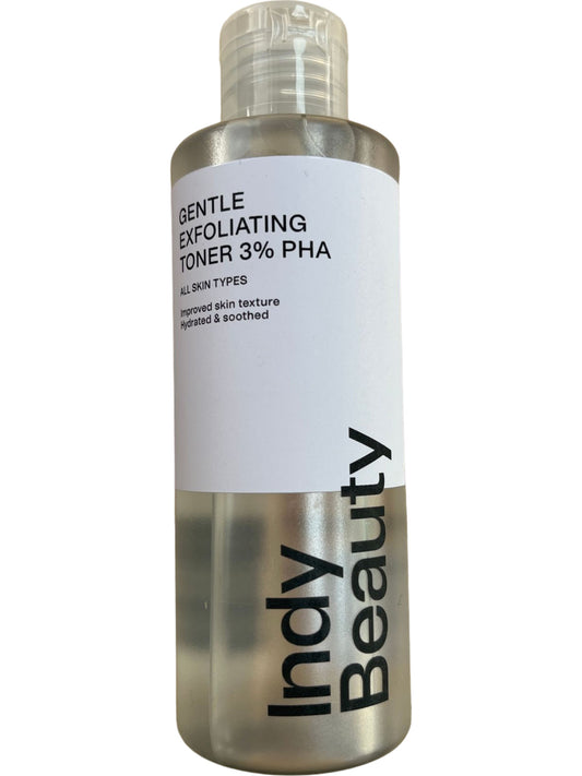 Indy Beauty Gentle Exfoliating Toner 3% PHA for All Skin Types 125ml