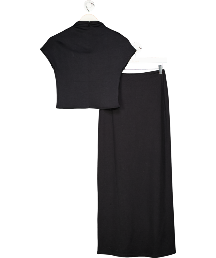 Meshki Black Maxi Dress UK XS
