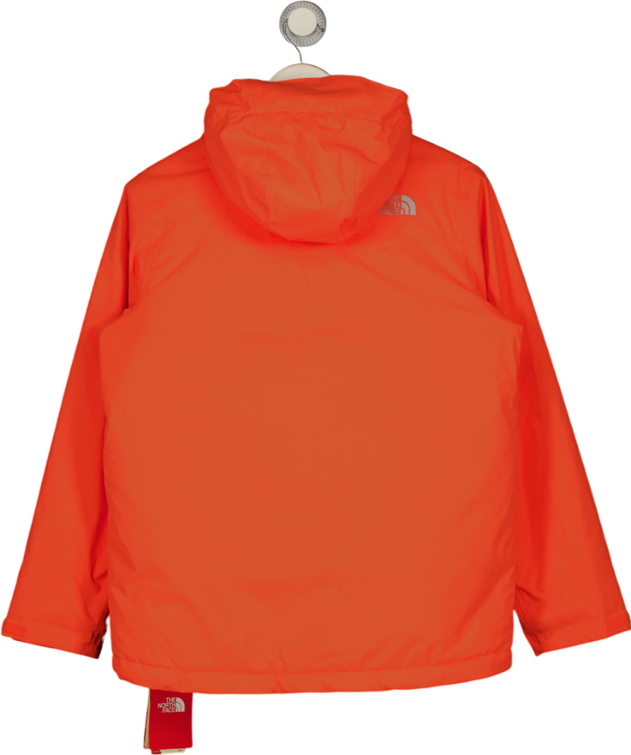 THE NORTH FACE Fluro Orange Snow Quest Ski Jacket UK L