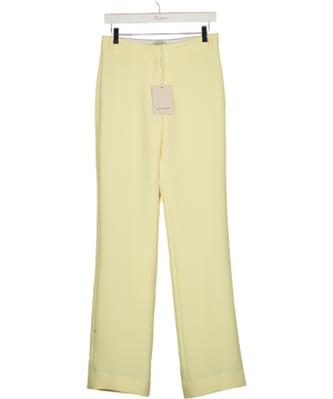 JIGSAW Soft Pastel Yellow Mason Tailored Trouser UK 8