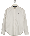HOLLAND COOPER Classic Hc Monogram Oxford Shirt White UK 6