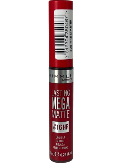Rimmel Lasting Mega Matte Liquid Lipstick Fire Starter 7.4 ml