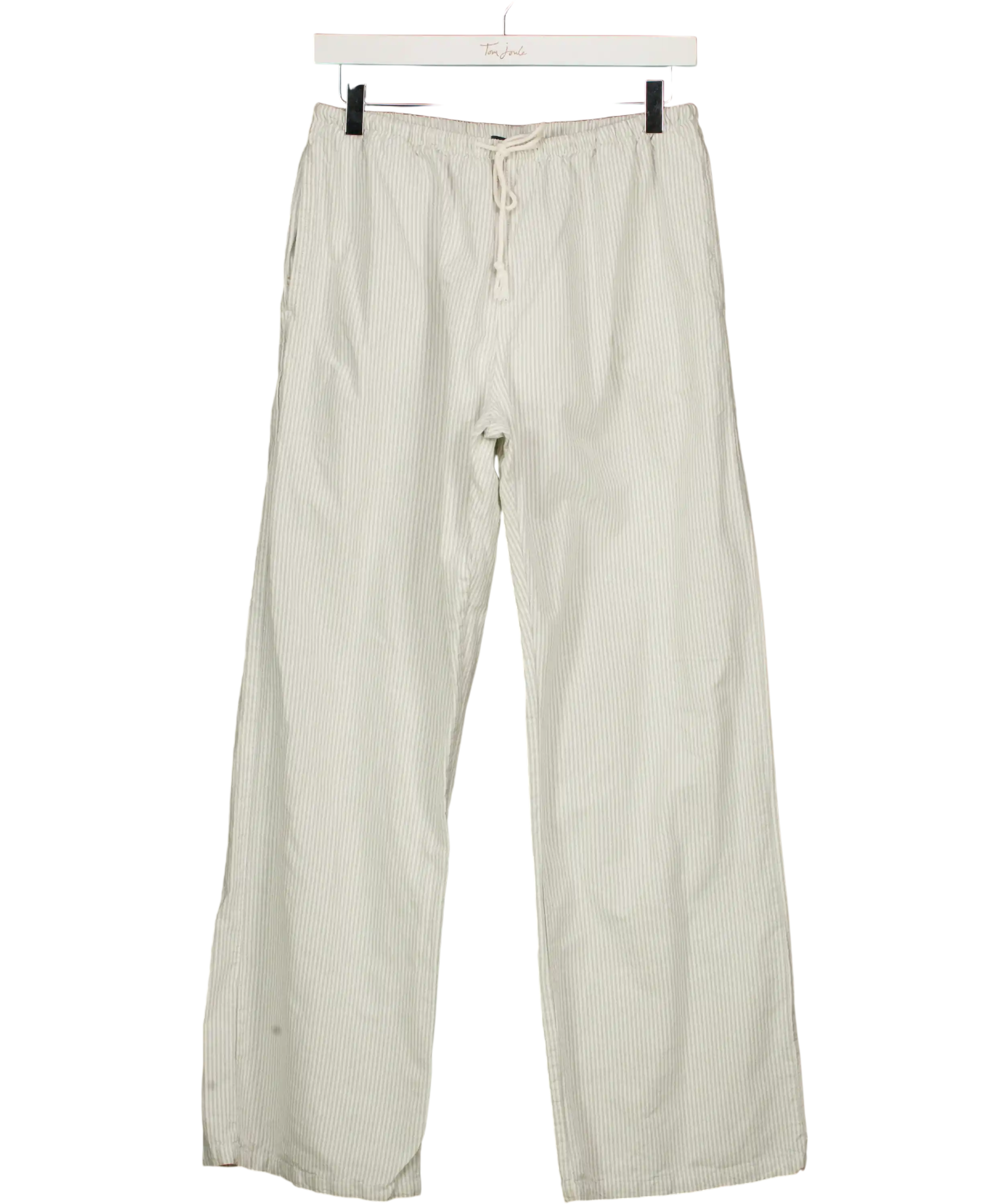 Brandy Melville Green Striped Trousers UK S