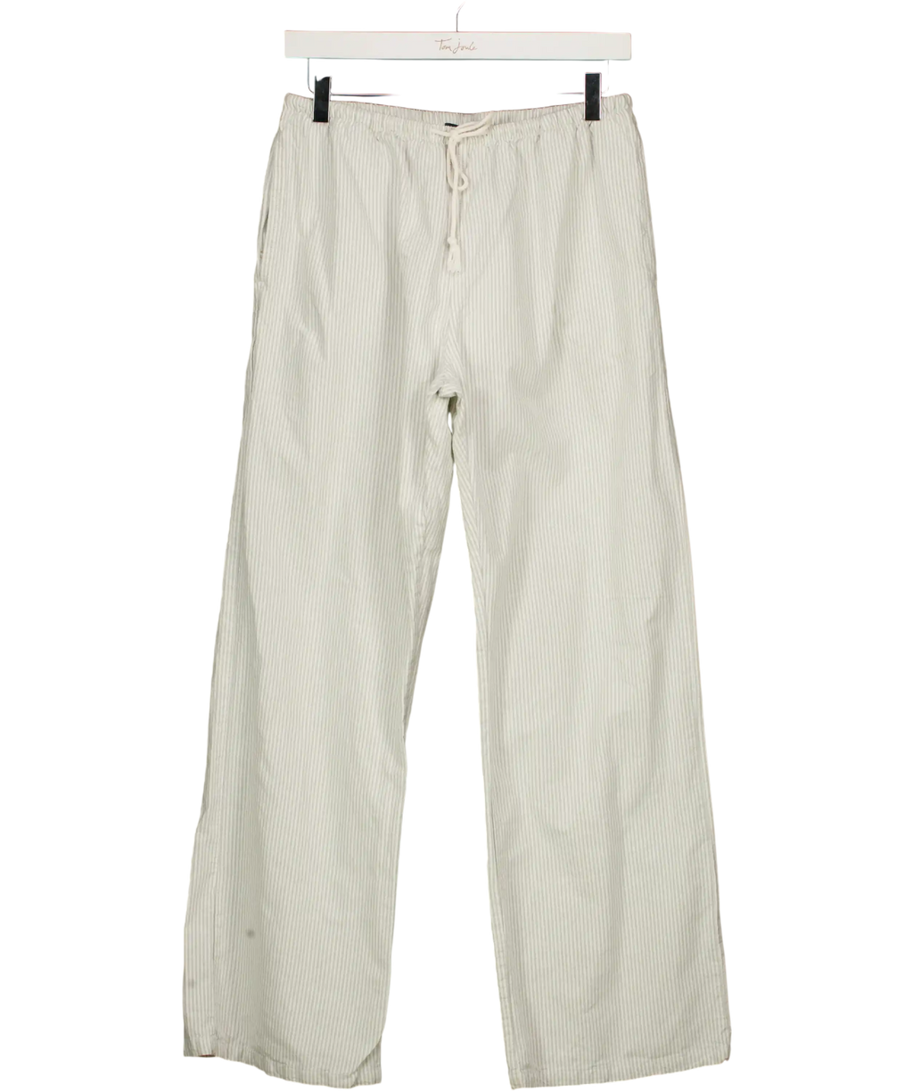 Brandy Melville Green Striped Trousers UK S