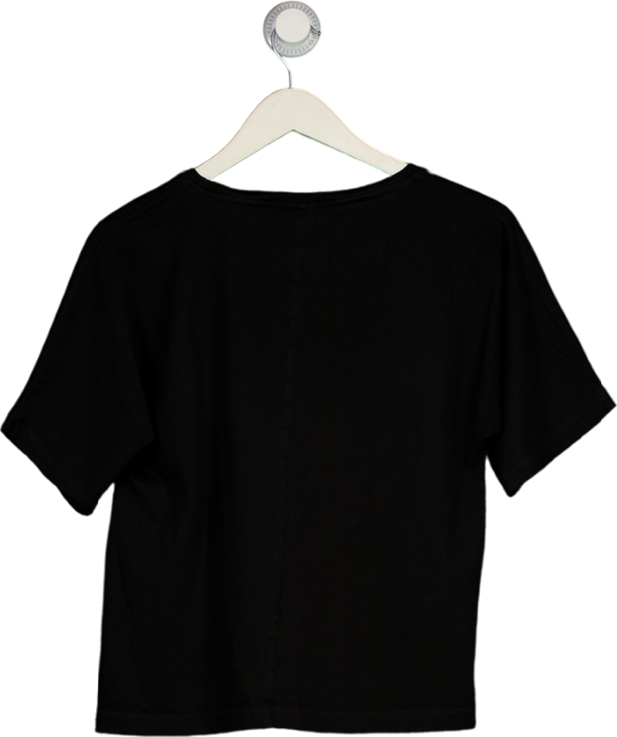 ARKET Black Relaxed Cotton T-shirt UK S