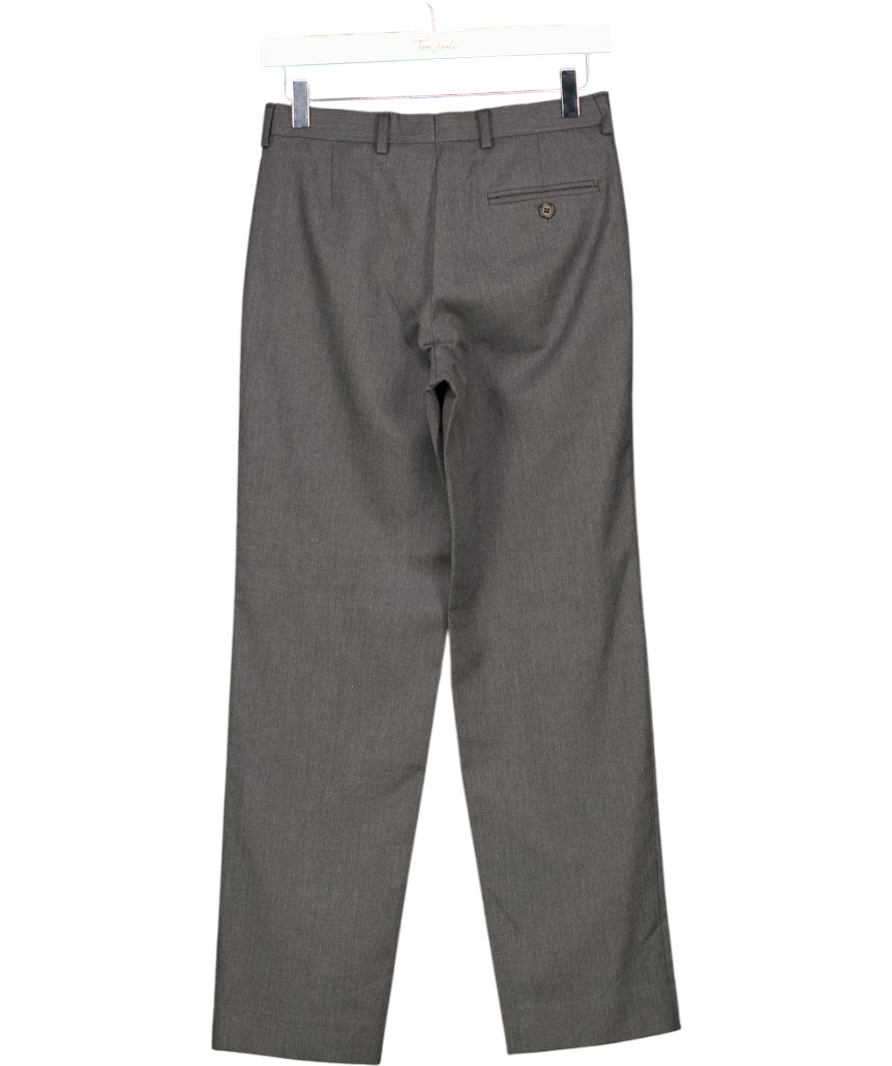 Ralph Lauren Grey Wool Cigarette Trousers W27
