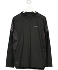 KOOGA Black Quarter Zip Top UK M